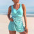 Dames Tankini Set Met Gepolsterde Top en Rimpeldetails 4