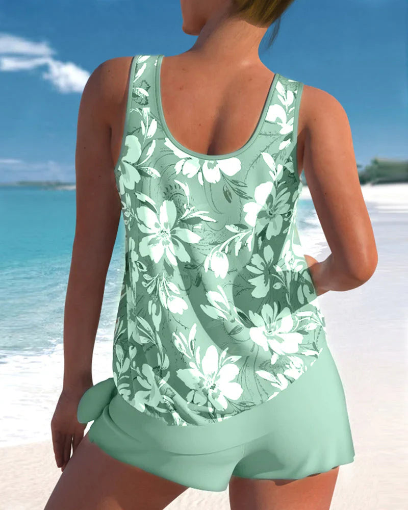 Dames Tankini Trendy Casual Stijl voor Strand en Zwembad 4