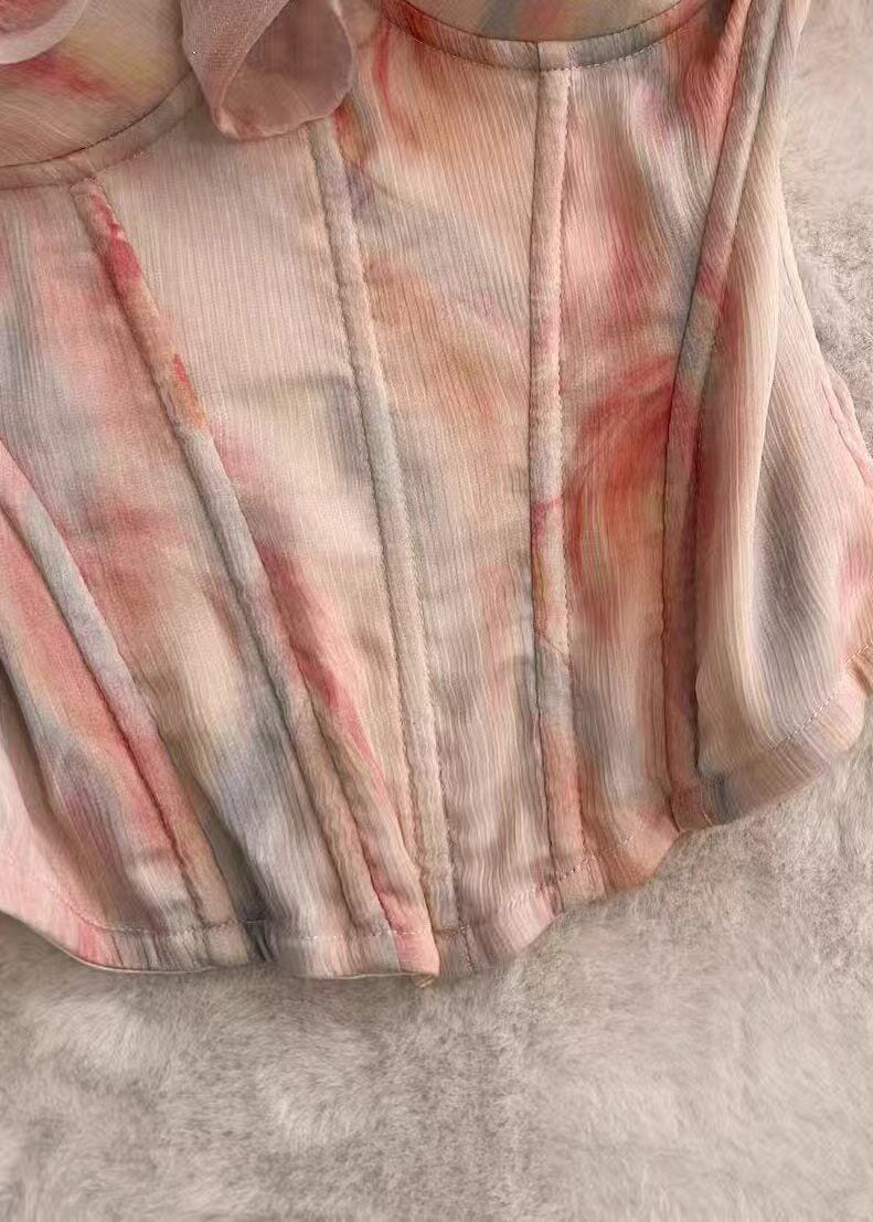 Dames Tanktop Koude Schouder Met Ruches 3