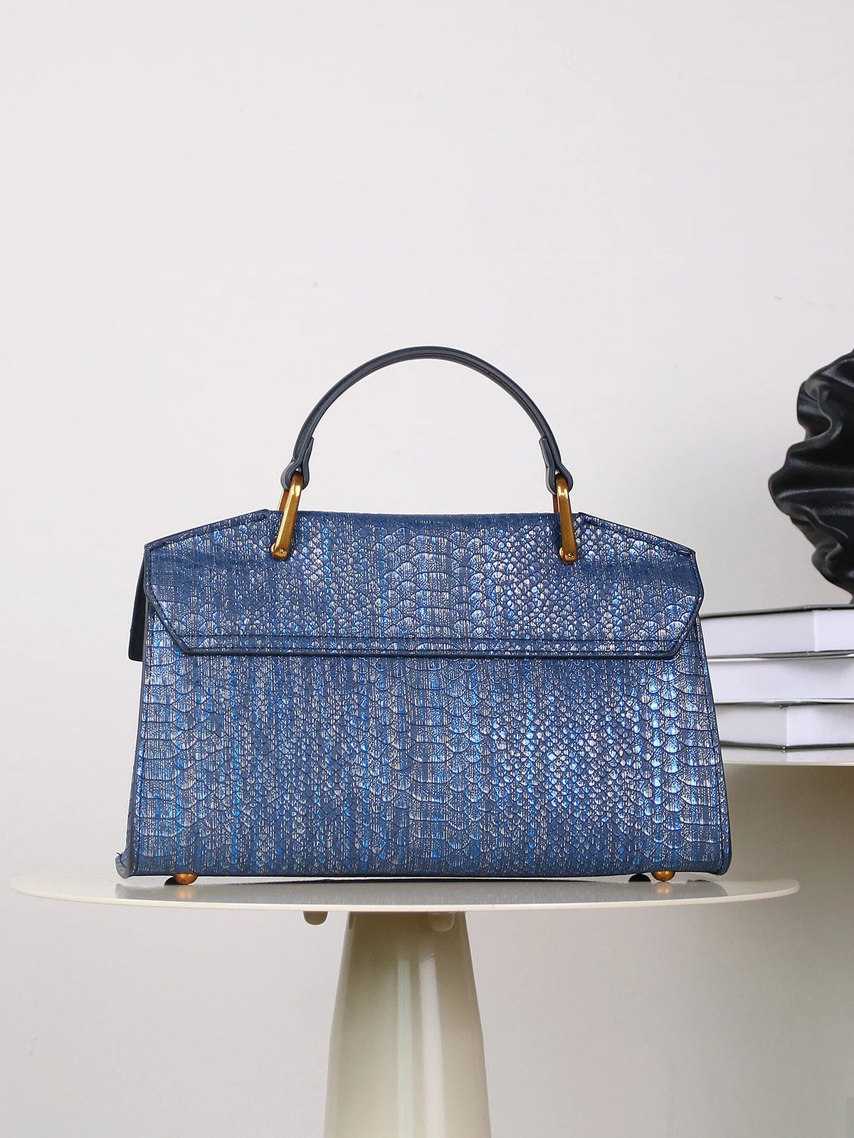 Dames Tas Boxed Platform Slangenprint 5