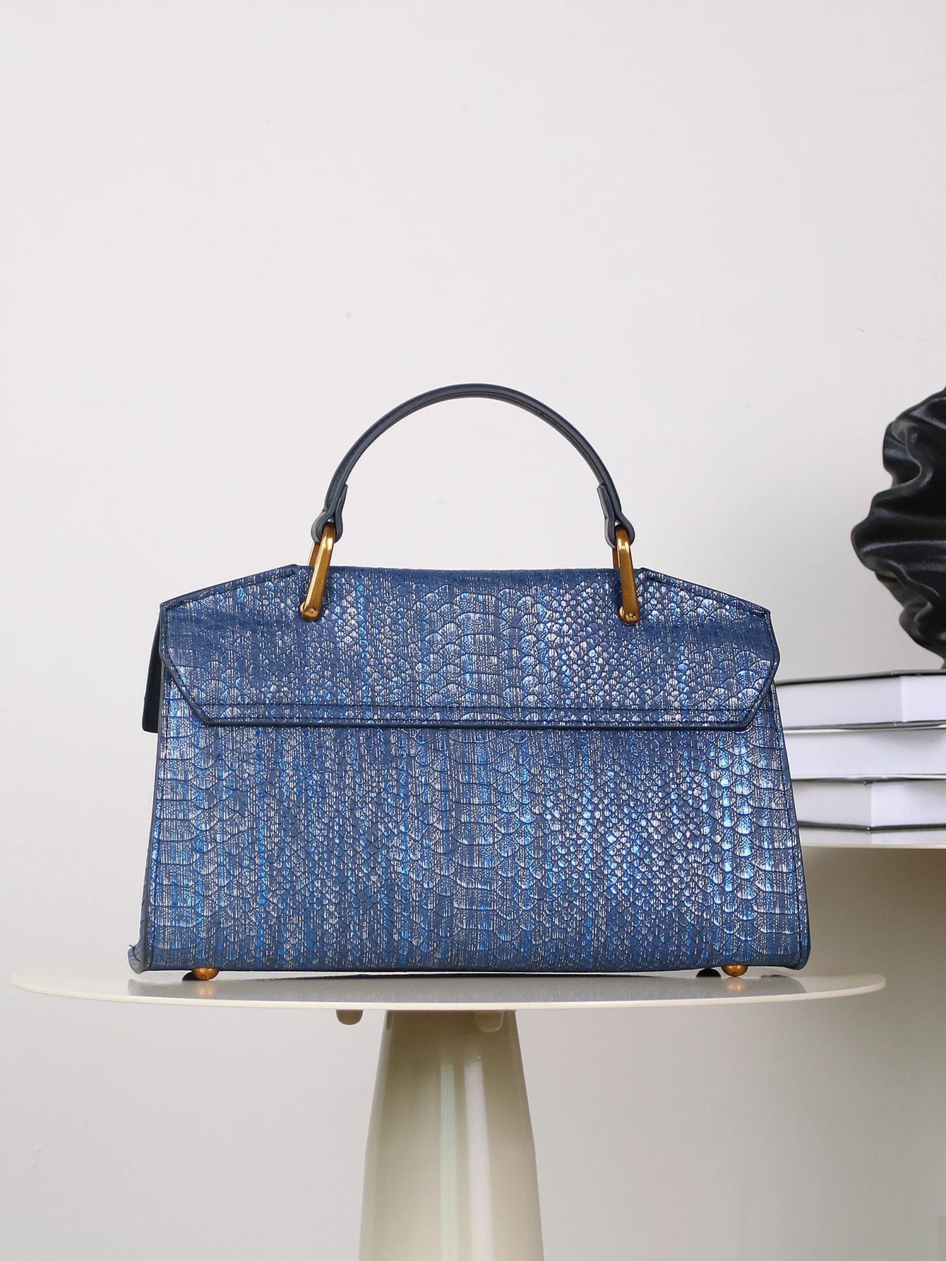 Dames Tas Boxed Platform Slangenprint 5