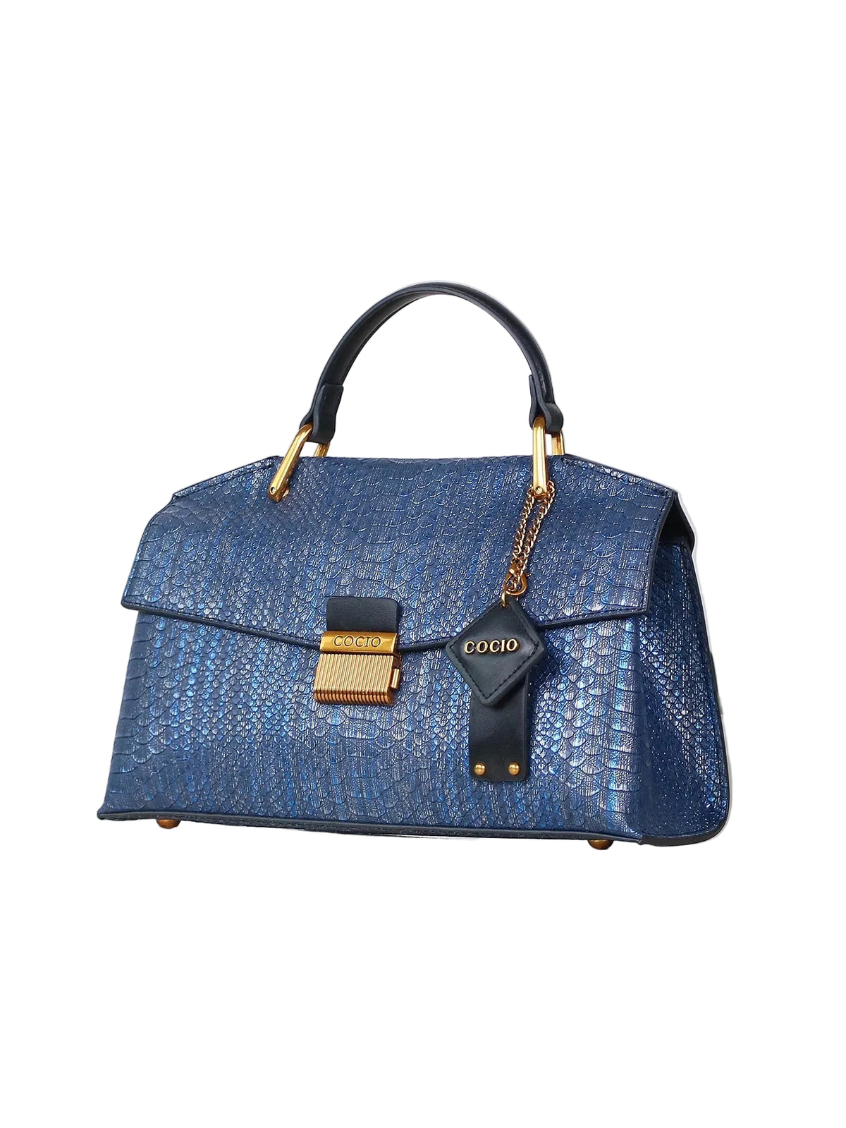 Dames Tas Boxed Platform Slangenprint 7