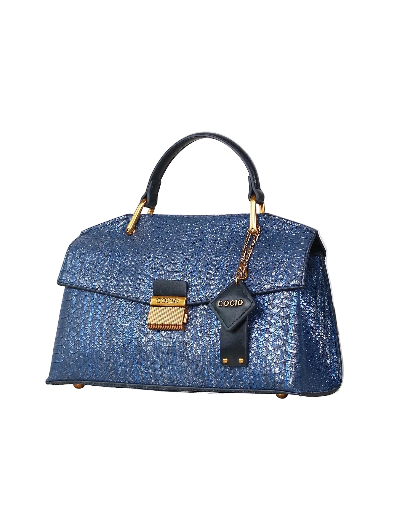 Dames Tas Boxed Platform Slangenprint 7