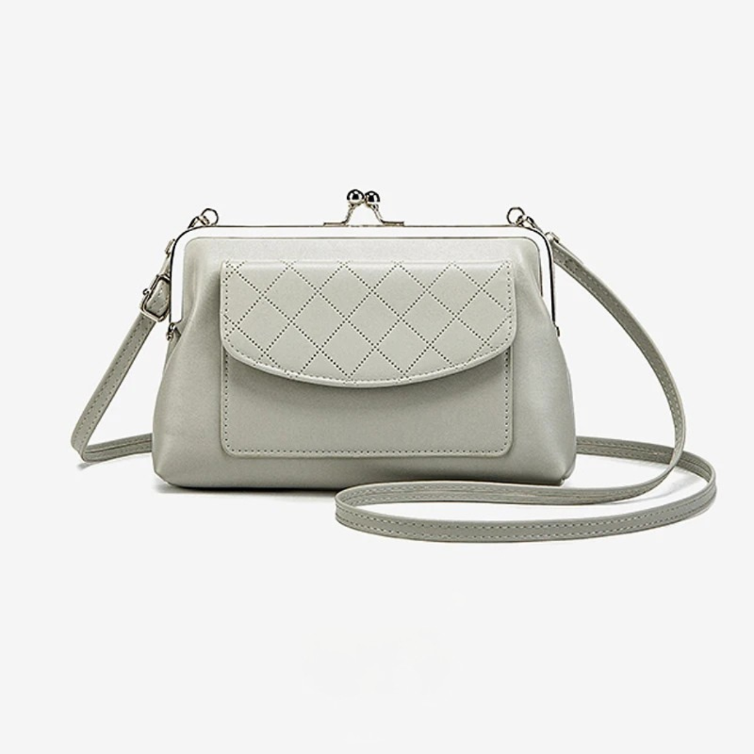 Dames Tas Met Lipvormige Sluiting Kunstleer 1