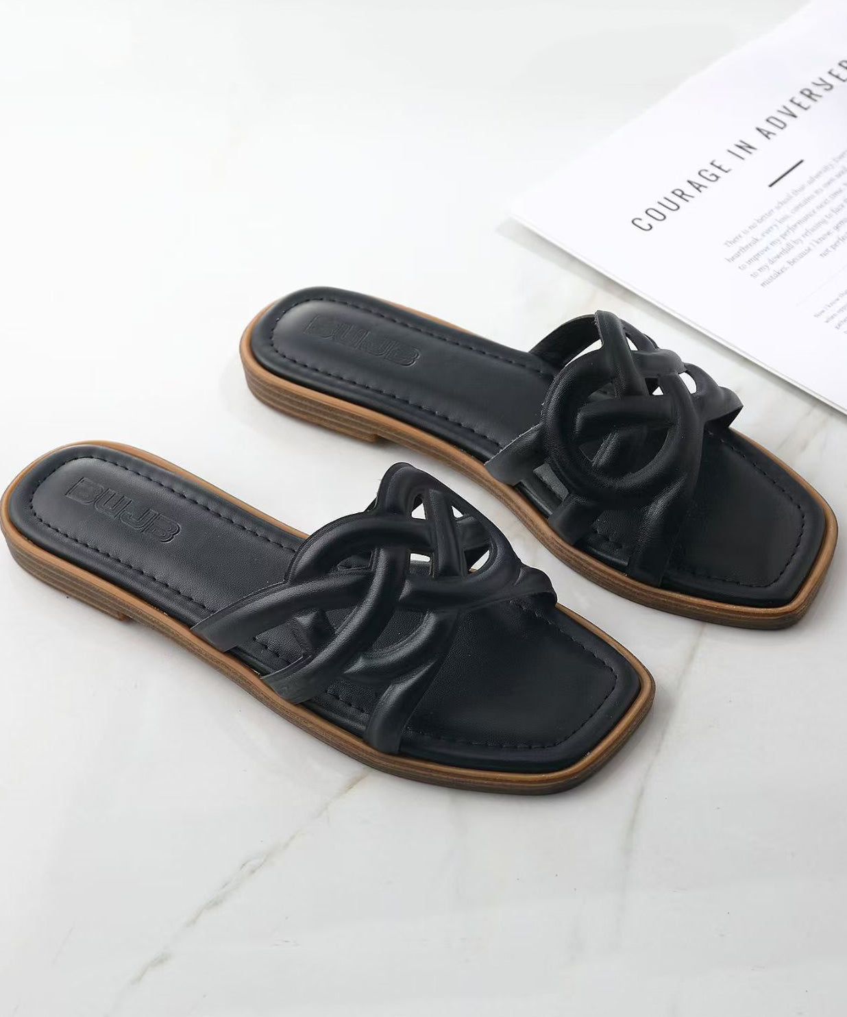 Dames Thong Sandalen Kunstleer 4