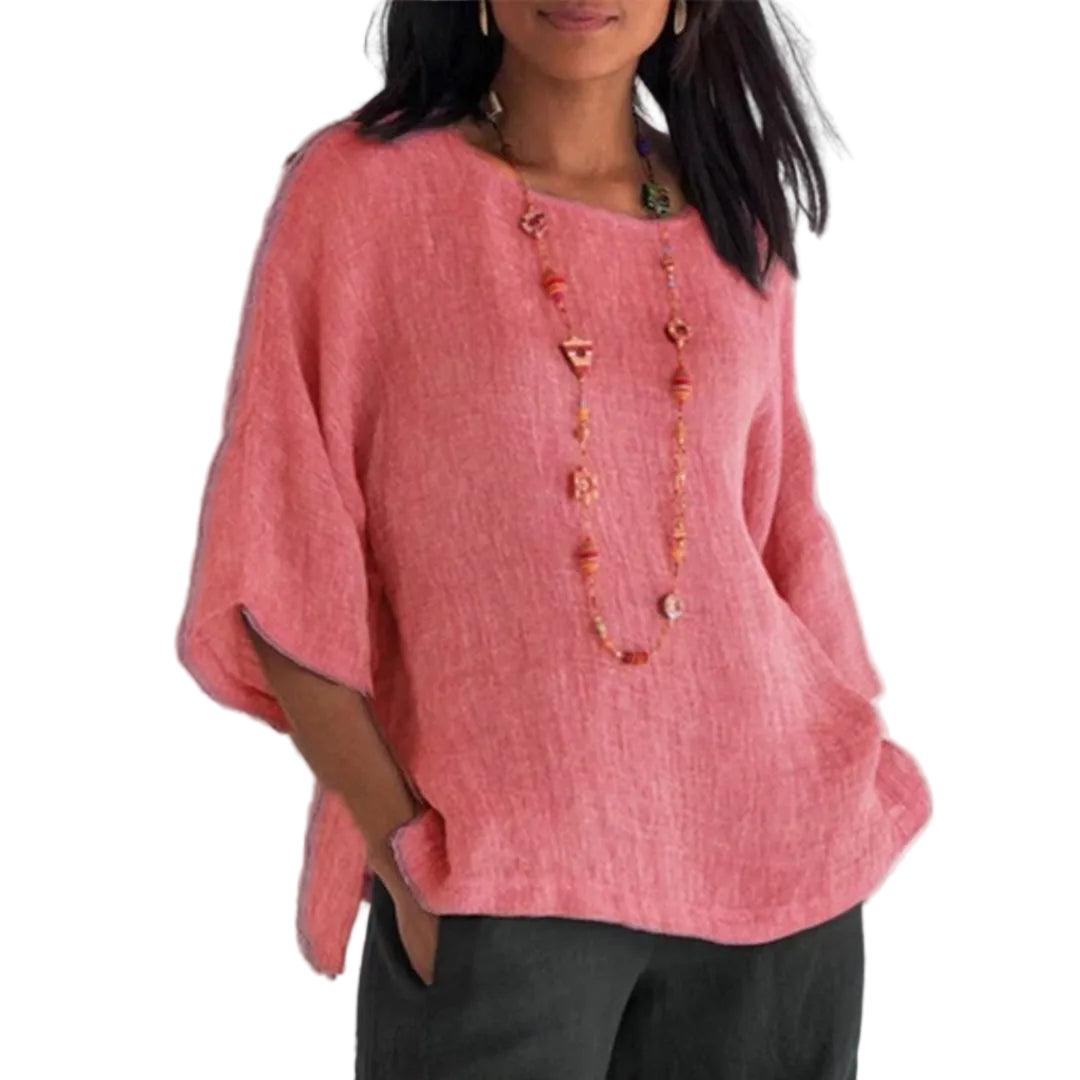 Dames Top Ademend Casual Design 0