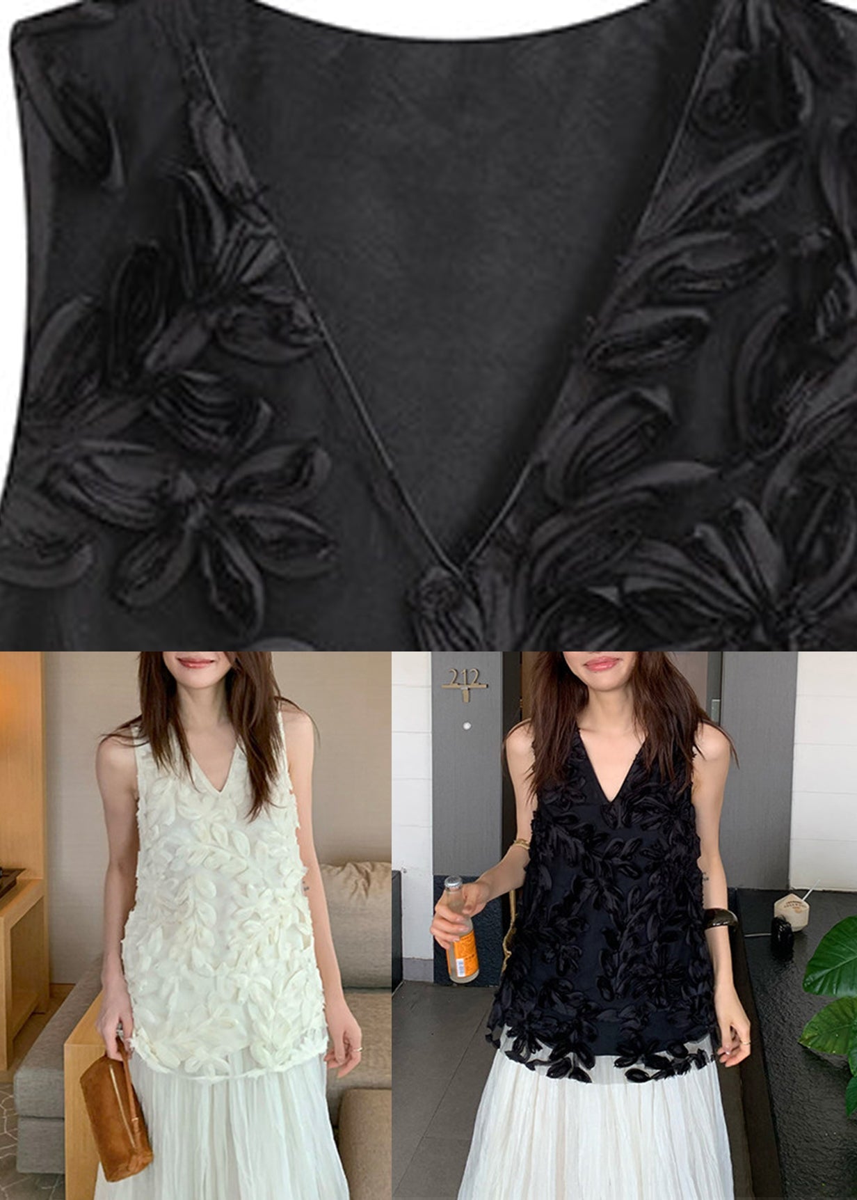 Dames Top Bloemenmotief Zomerstijl Losvallend 4