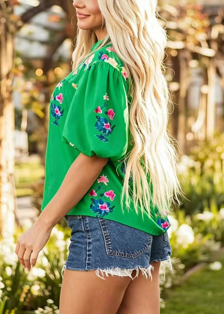 Dames Top Boho V-hals met Kwastjesprint 4