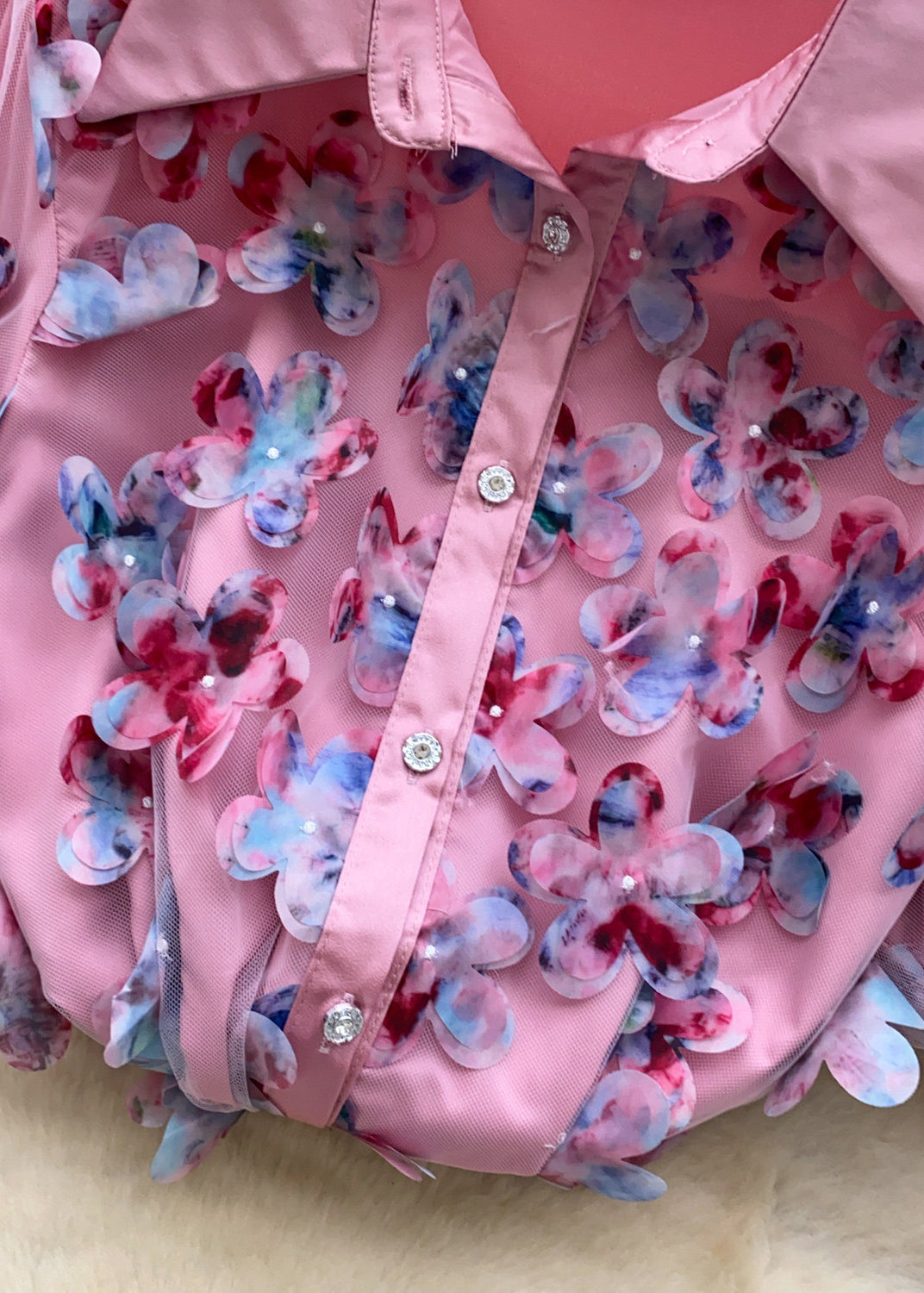 Dames Top Tule Met Paillettenprint Zomerstijl 2