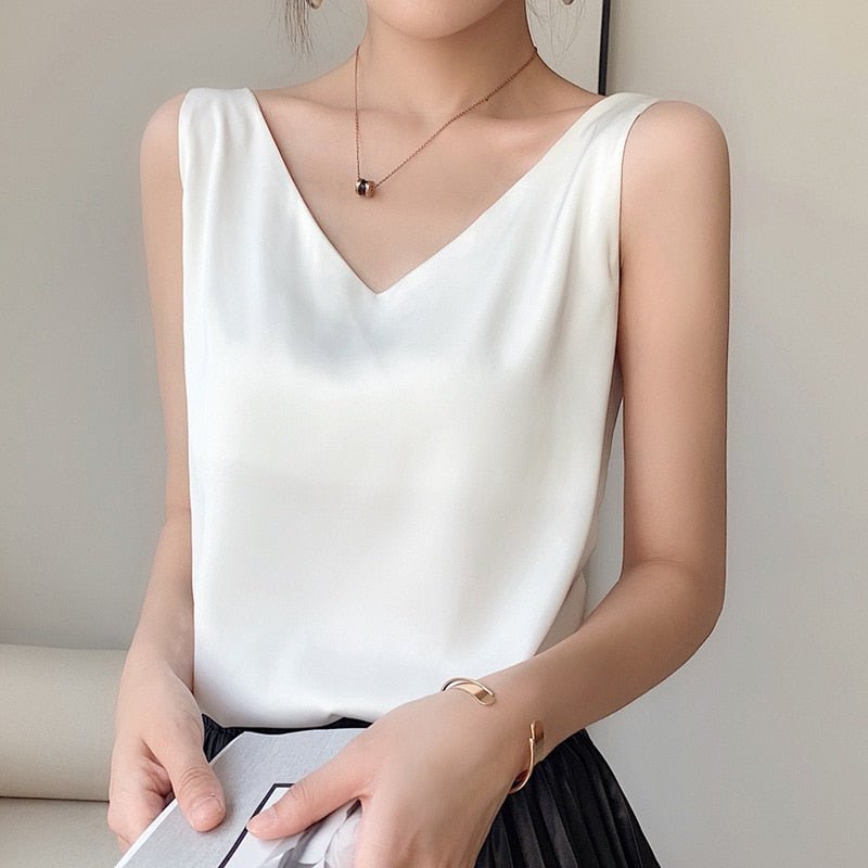 Dames Top V-hals Minimalistisch Casual Chic 4