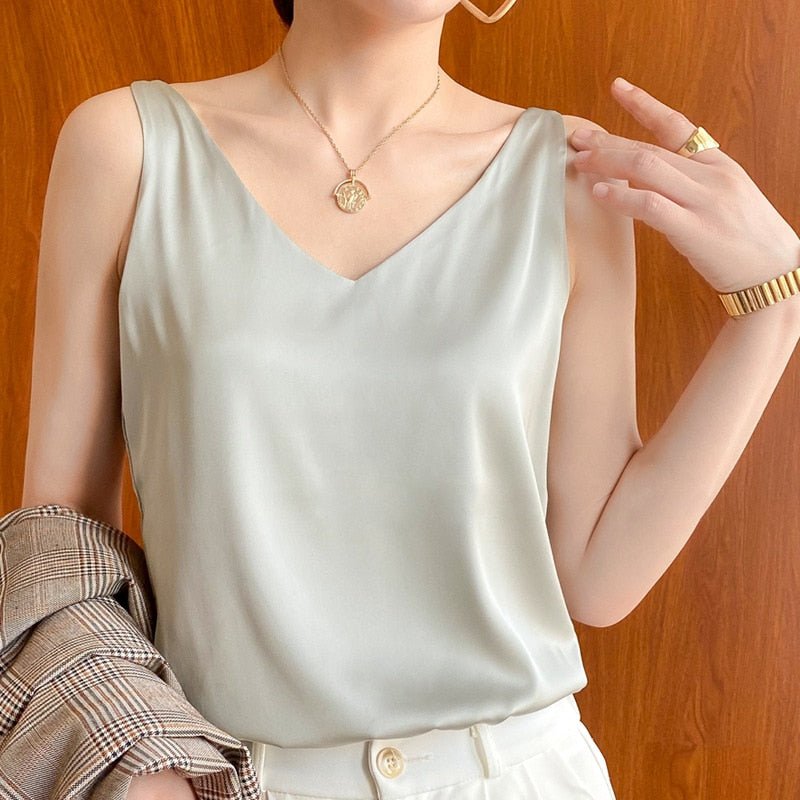 Dames Top V-hals Minimalistisch Casual Chic 5