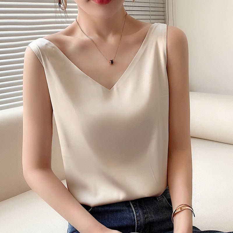 Dames Top V-hals Minimalistisch Casual Chic 6