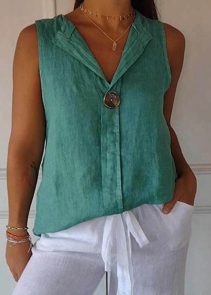 Dames Top V-hals Patchwork Zomerstijl 4