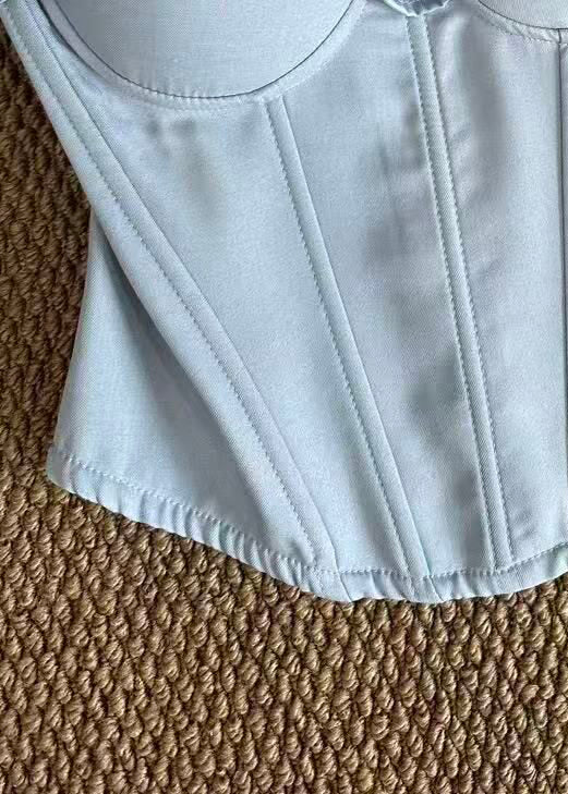 Dames Top Visgraatpatroon met Ruches voor Zomerstijl 4