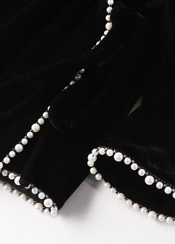 Dames Top met O-hals en Parel Patchwork 3