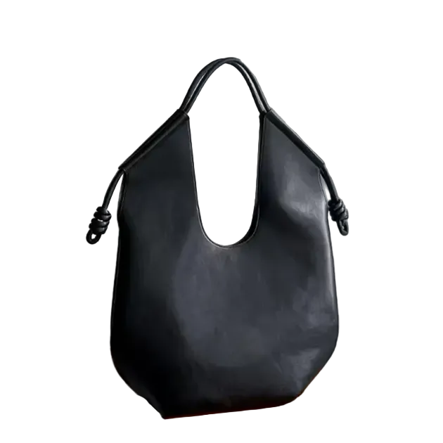 Dames Tote Bag Slouchy Stijl met Geknoopt Detail 0