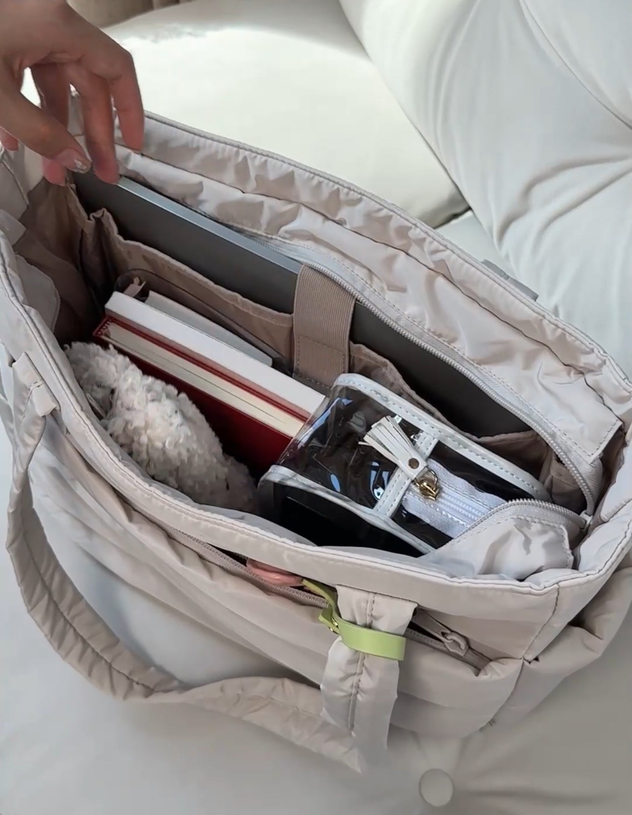 Dames Tote Bag Trendy Puffer Stijl 4