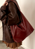 Dames Tote Tas Vegan Leer Ruim Ontwerp 5