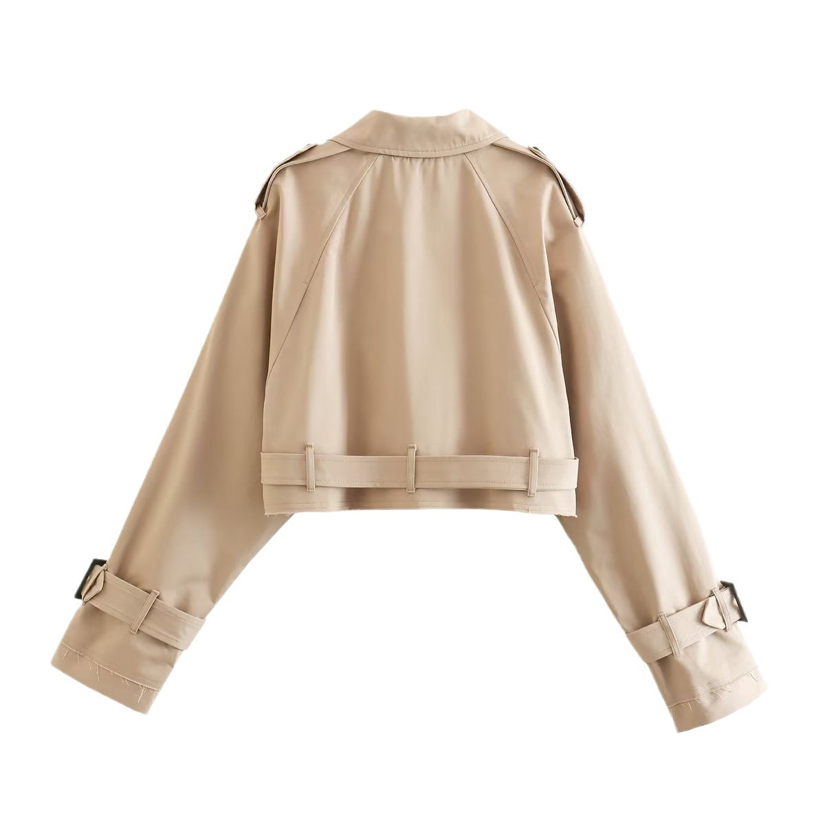 Dames Trenchcoat Kort Stijlvol 2