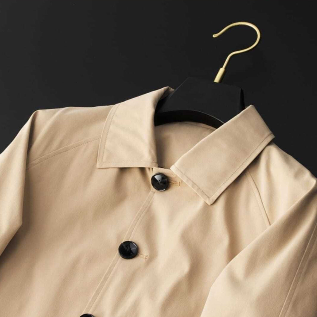 Dames Trenchcoat Lange Klassiek Stijlvol met Knoopsluiting 4