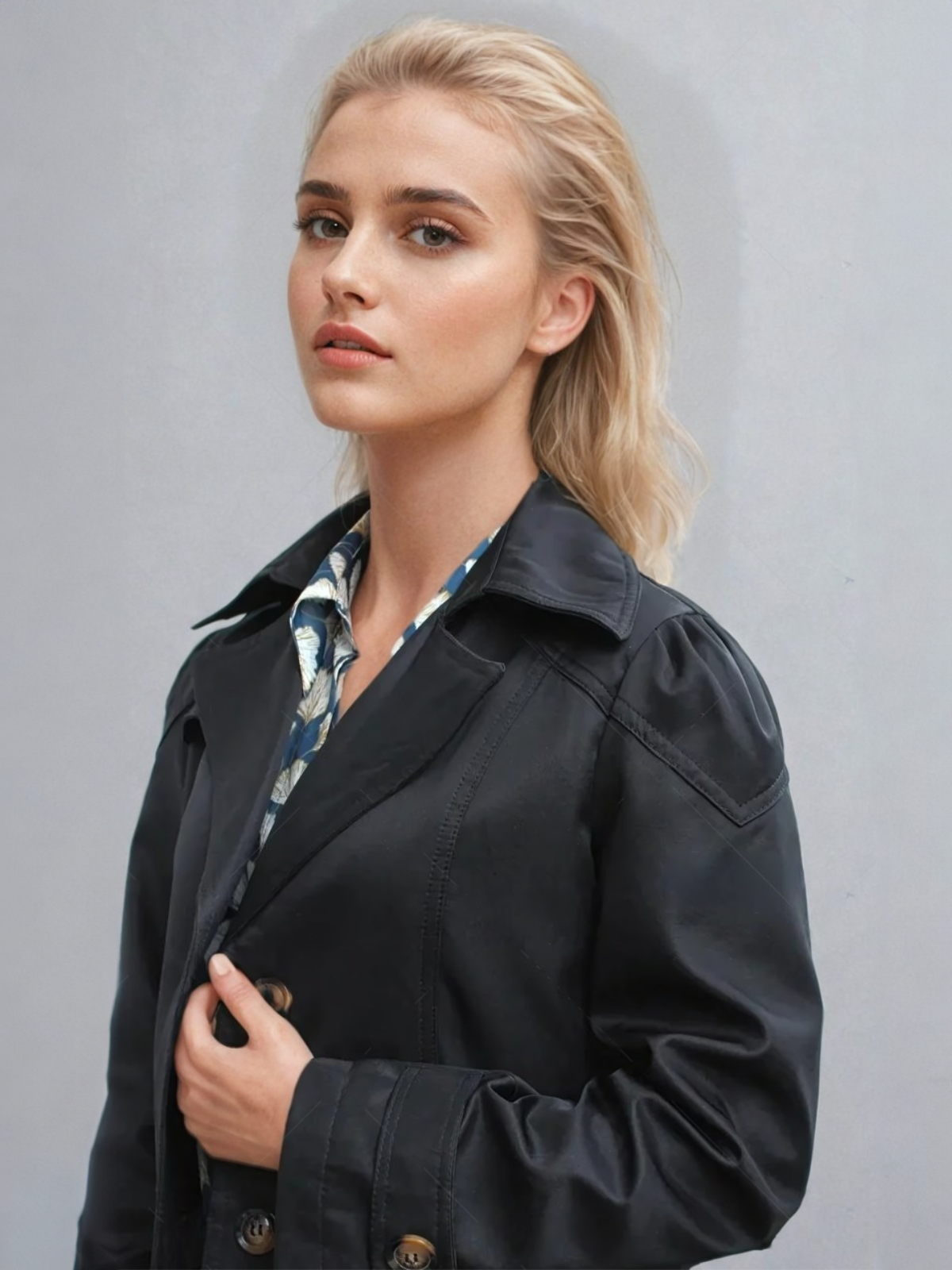 Dames Trenchcoat Modern Ontwerp 4