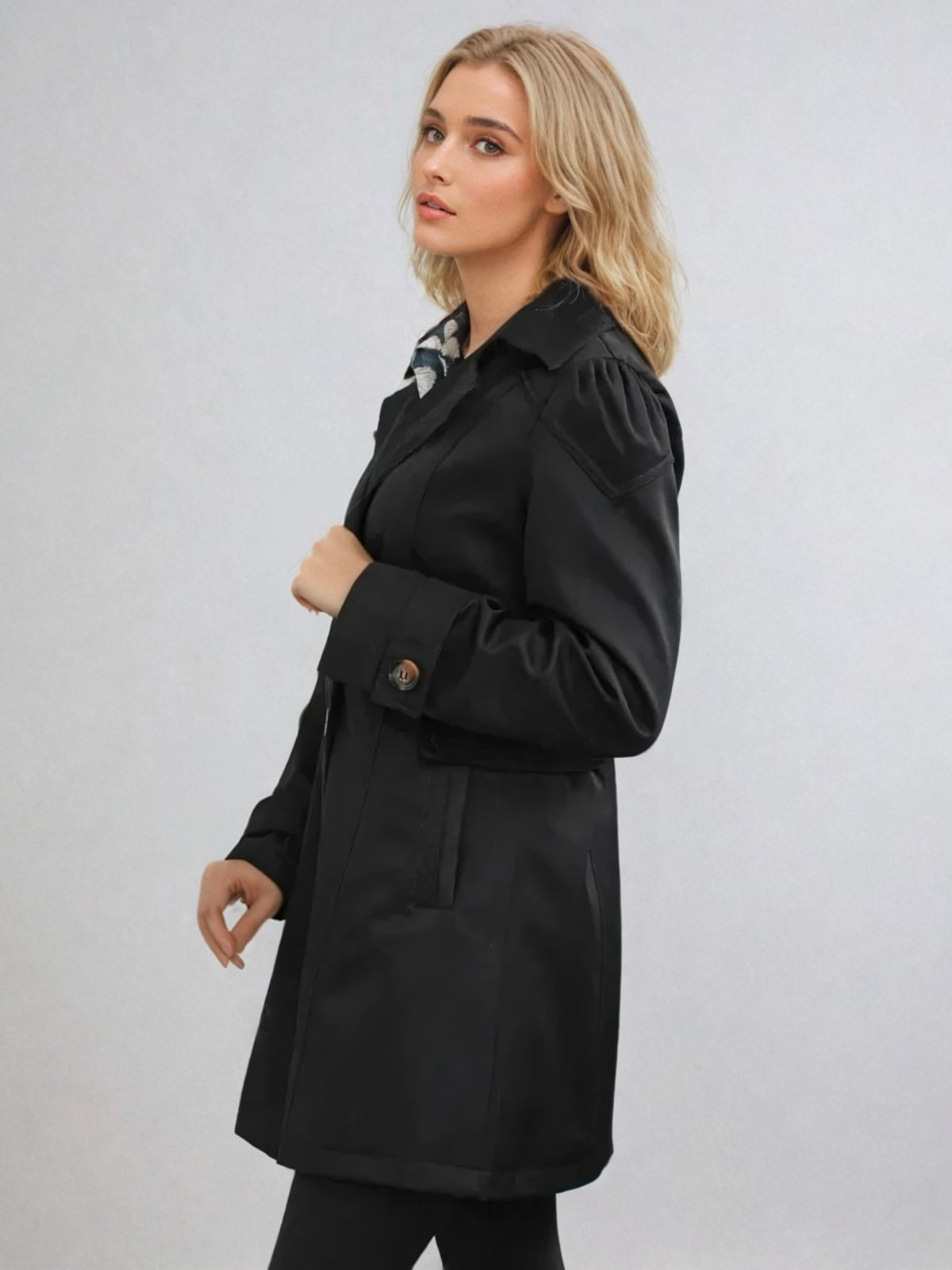 Dames Trenchcoat Modern Ontwerp 5