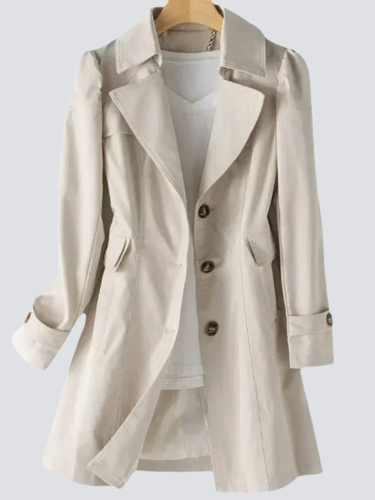 Dames Trenchcoat Modern Ontwerp 8