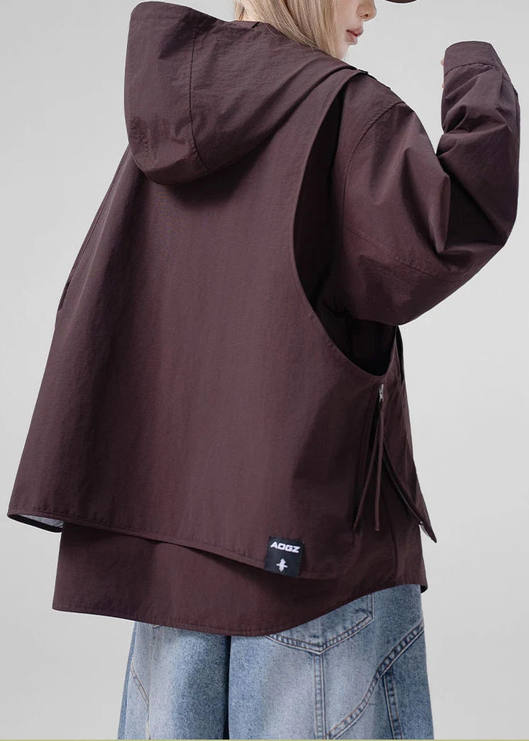 Dames Trenchcoat Oversized Patchwork Stijl Herfst 3