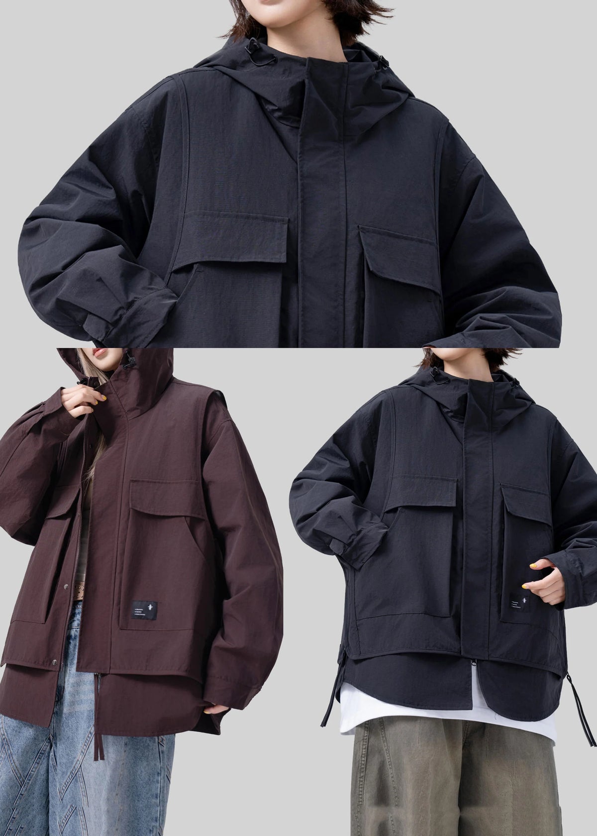 Dames Trenchcoat Oversized Patchwork Stijl Herfst 4