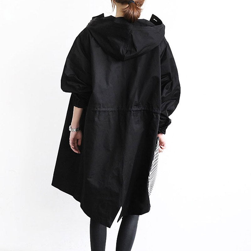 Dames Trenchcoat Waterafstotend Lange Stijl 7