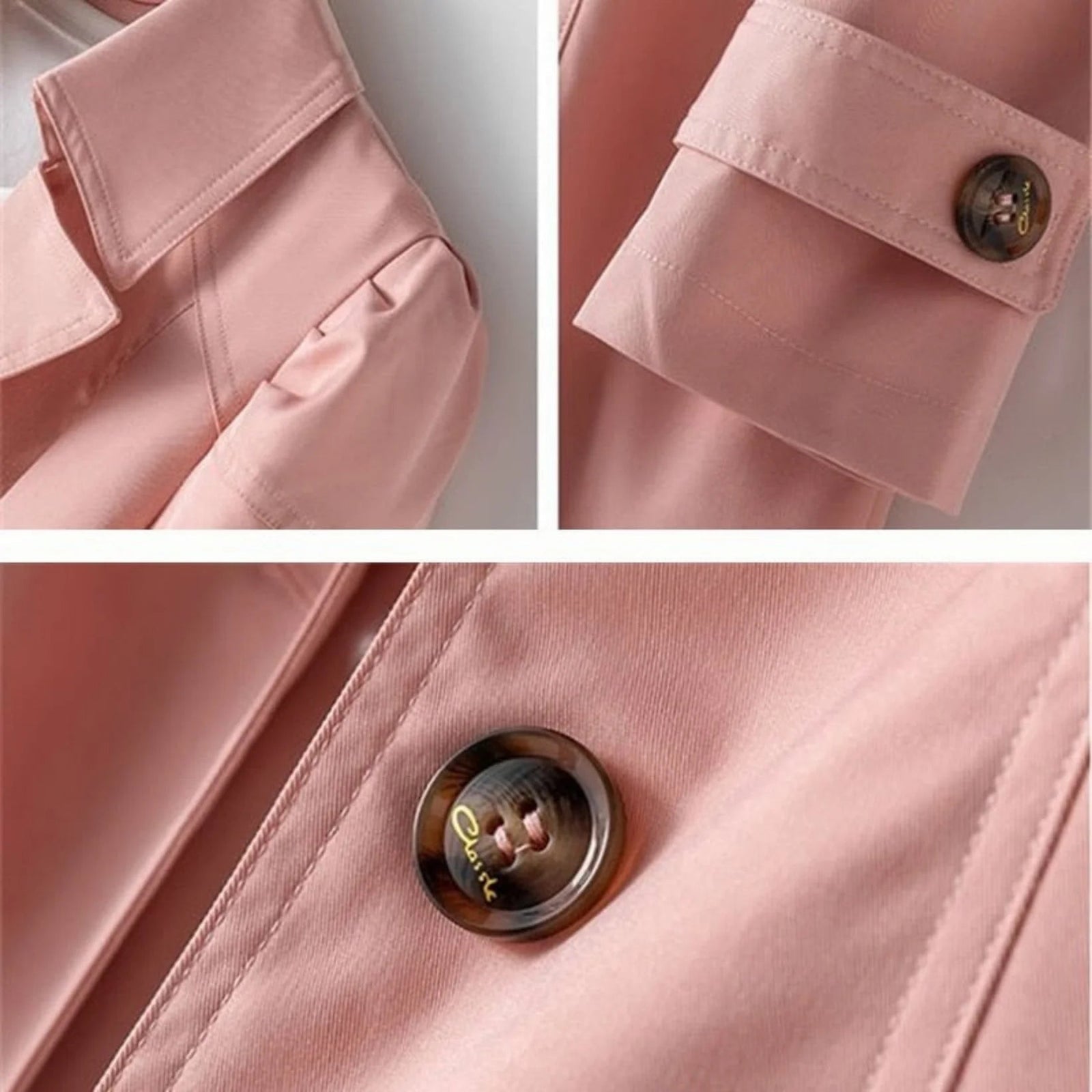 Dames Trenchcoat Waterdicht Klassiek Lange Snit 5