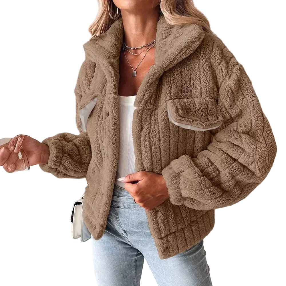 Dames Truckerjack Geribbeld Casual 0