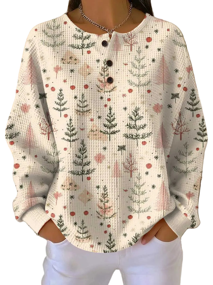 Dames Trui Casual Herfststijl met Ademend Ontwerp 0