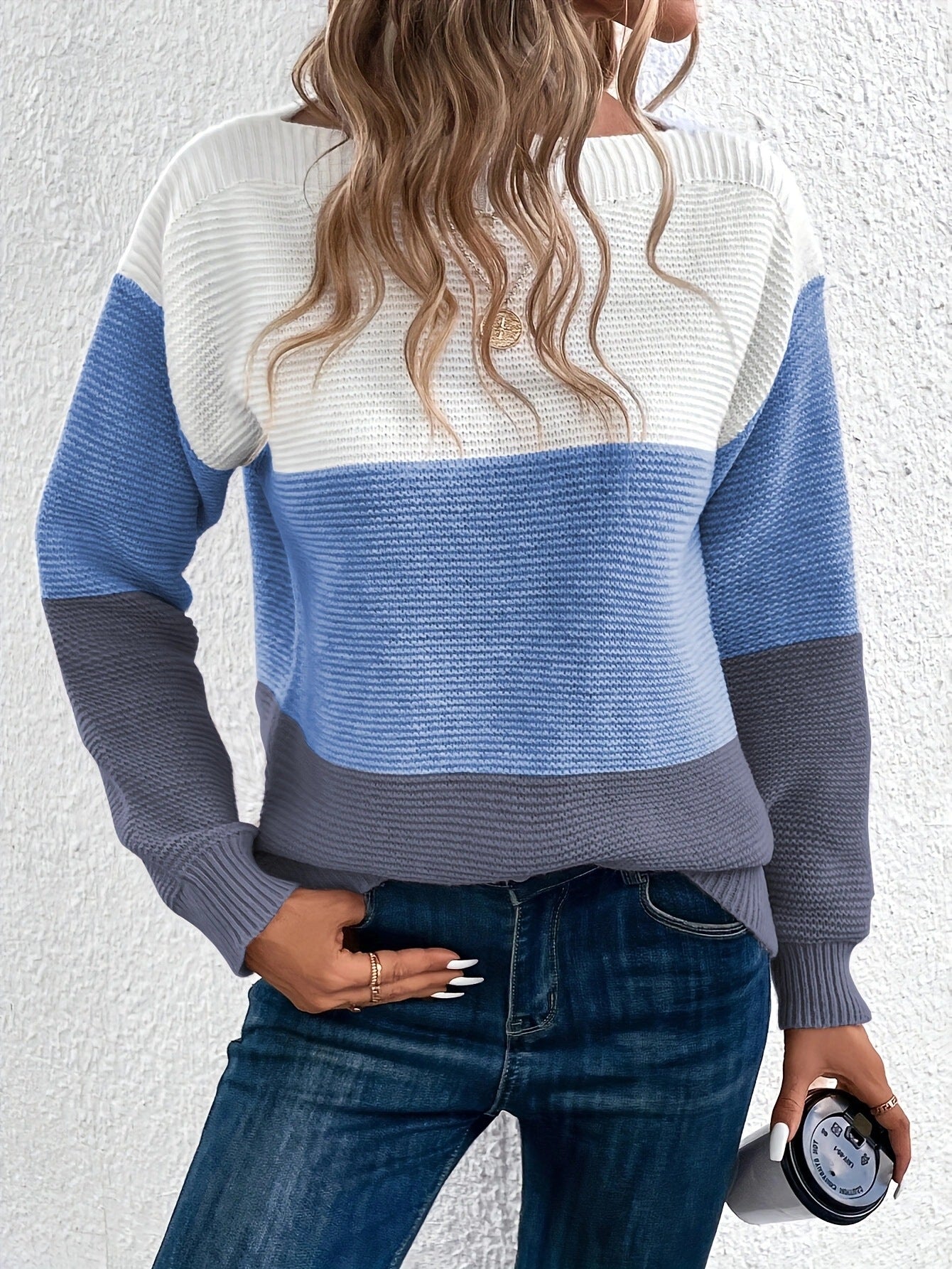 Dames Trui Elegante Stijl Wol en Katoenmix 4