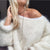 Dames Trui Gebreid Katoen en Acryl voor Casual en Formele Outfits 0