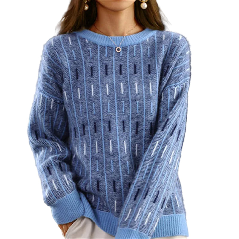 Dames Trui Geometrisch Patroon Casual 0