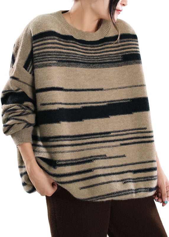 Dames Trui Gestreept voor Winterse Stijl 0