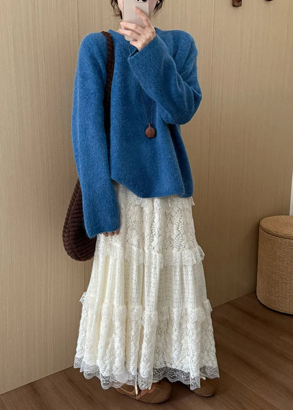 Dames Trui Oversized Casual Ronde Hals 2
