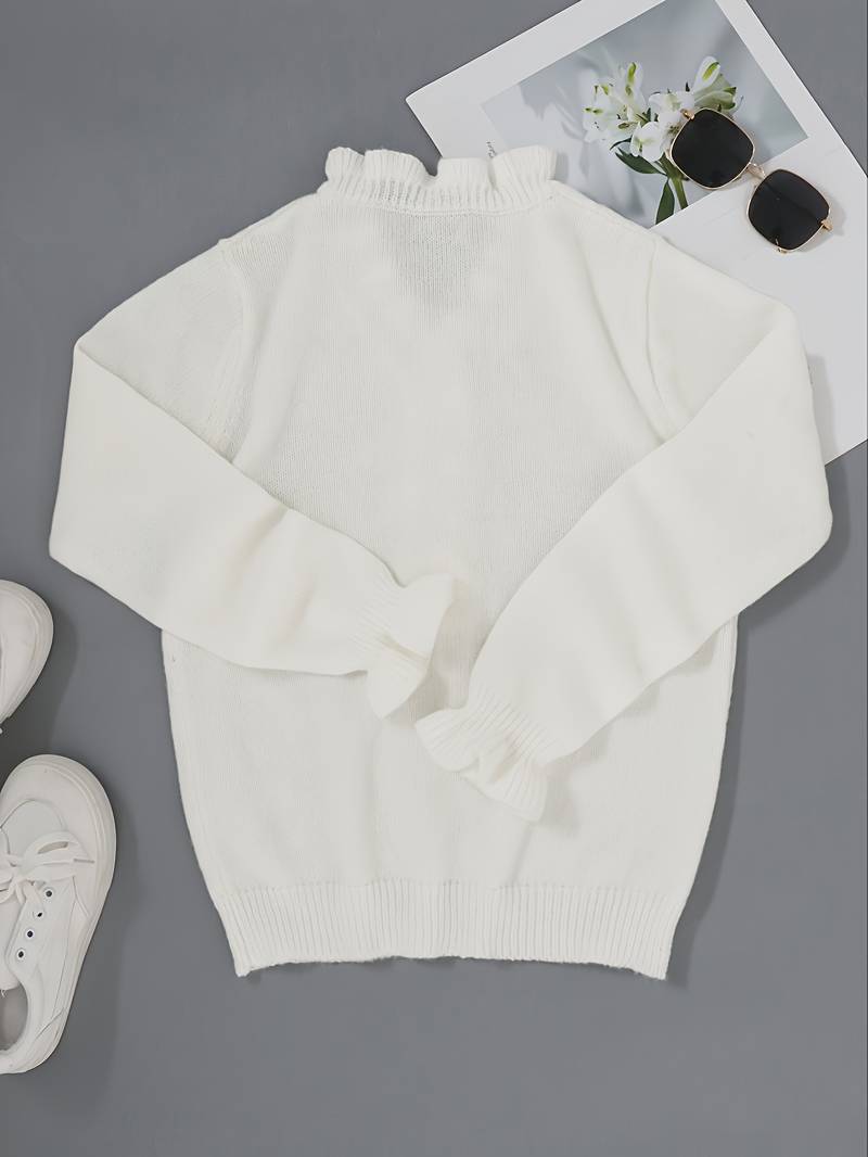 Dames Trui V-hals Luxe Materiaal 1