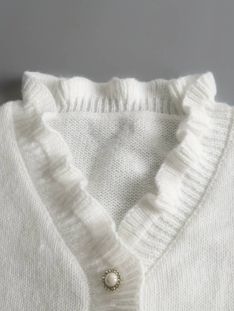 Dames Trui V-hals Luxe Materiaal 3