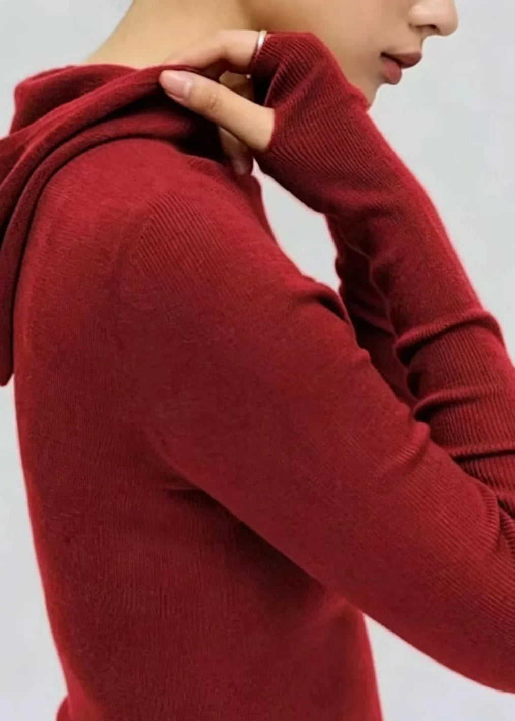 Dames Trui met Capuchon Slim Fit Herfststijl 1