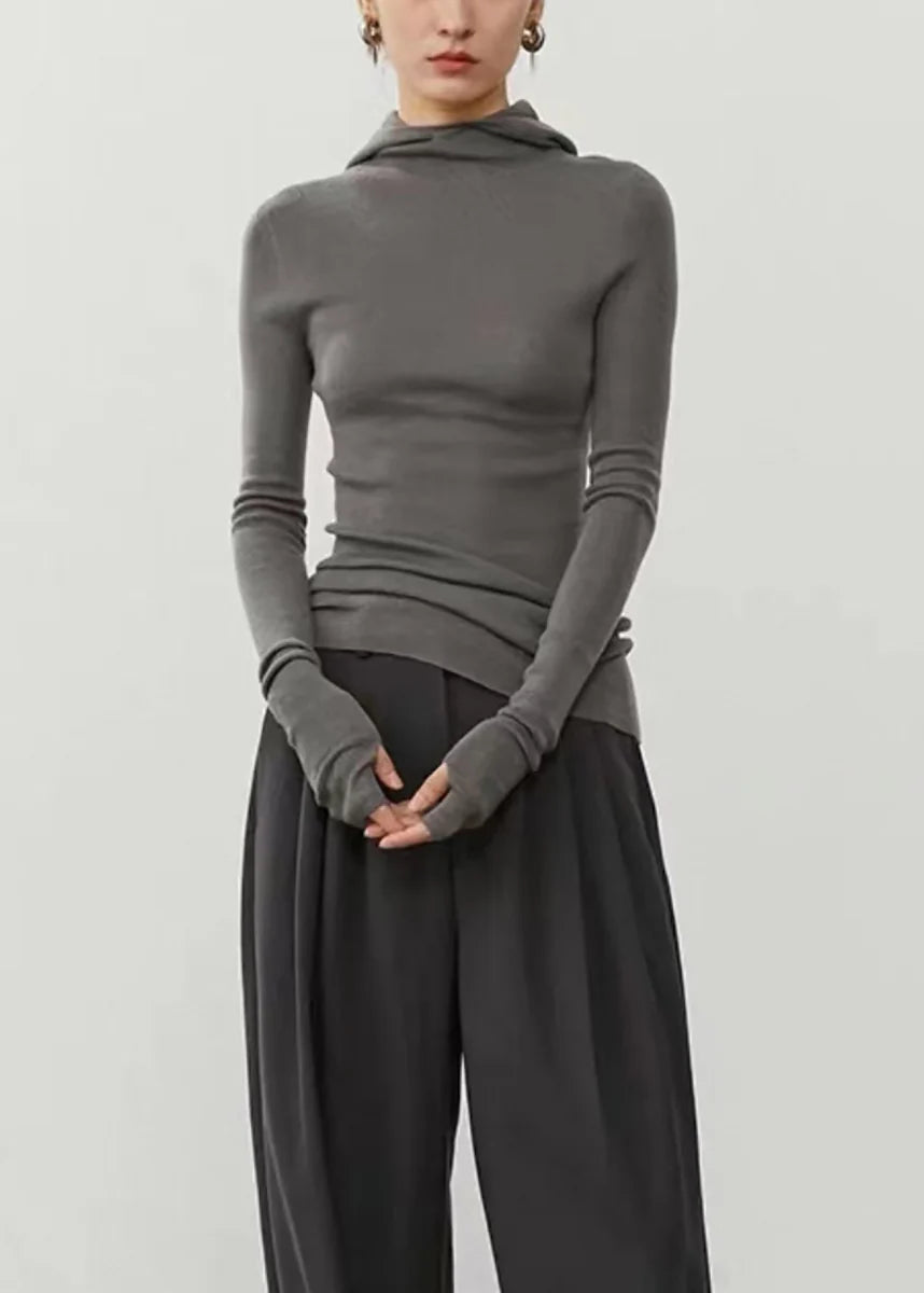 Dames Trui met Capuchon Slim Fit Herfststijl 2