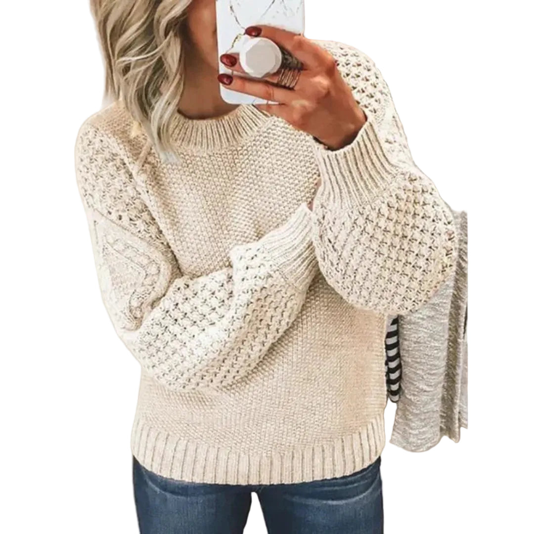 Dames Trui met Eenvoudige Stijl voor de Herfst 0