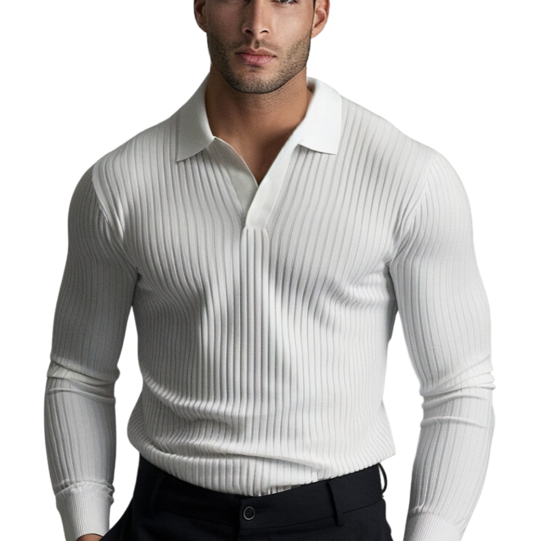 Dames Trui met Lange Mouwen en Open Kraag 0