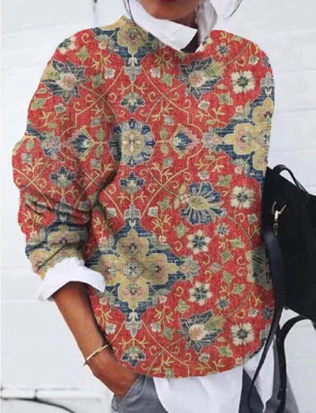 Dames Trui met Print Modern 3