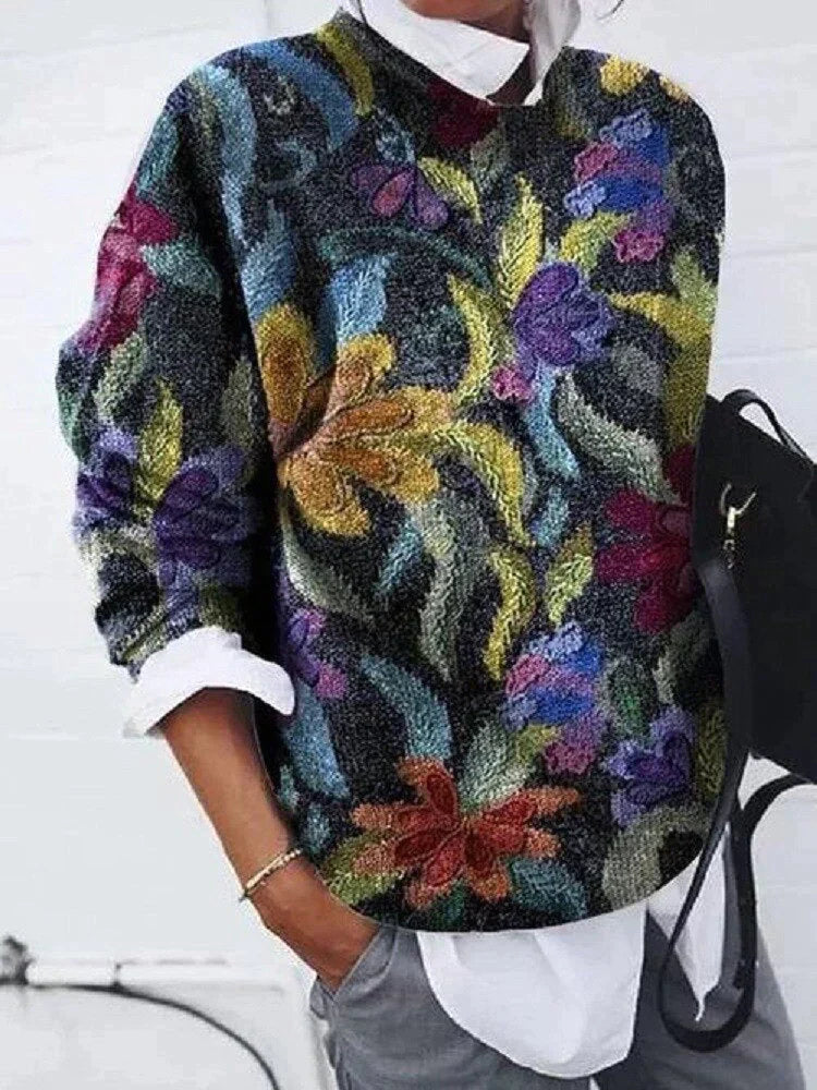 Dames Trui met Print Modern 4