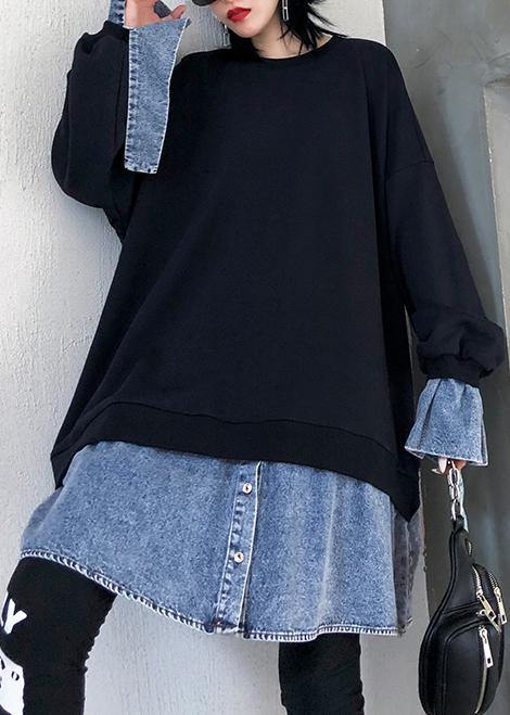 Dames Tuniekjurk Met Patchwork Design 0