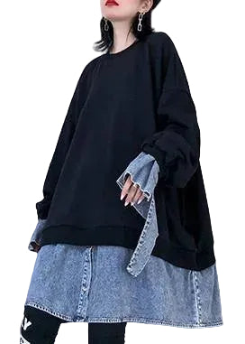 Dames Tuniekjurk Met Patchwork Design 3