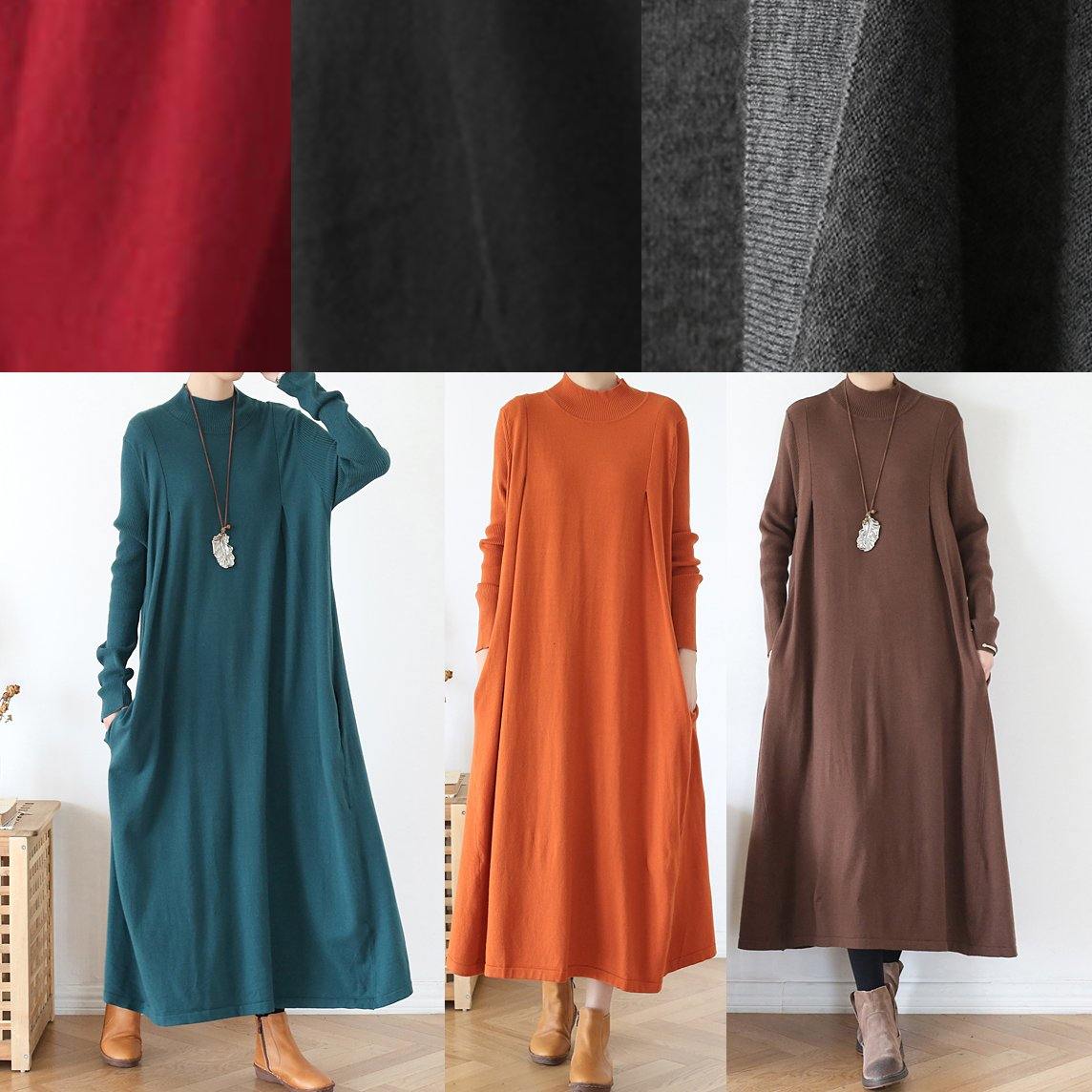 Dames Tuniekjurk met Vleermuismouwen en Hoge Hals 4