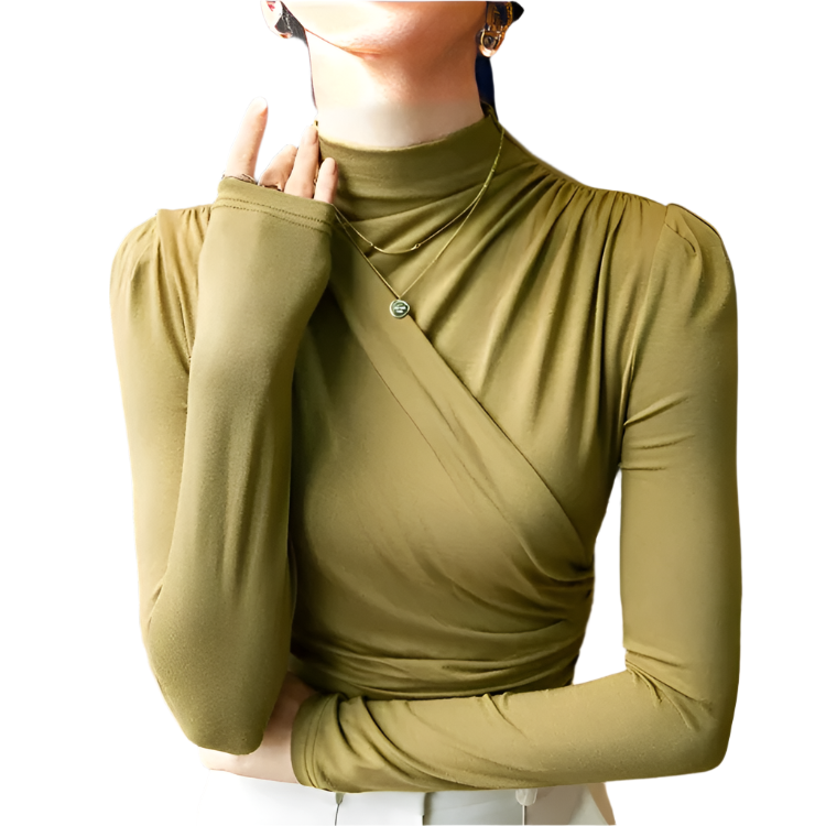 Dames Turtleneck Elegante Katoen 0